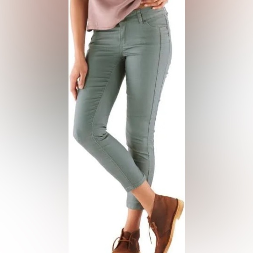 prAna Carlotta Crop Pants in Sterling / Teal || Size 8
